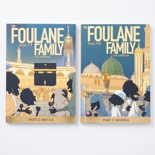 Foulane Family Umrah Books Set – Volumes 10 & 11: Madinah & Makkah | Islamic Children's Books