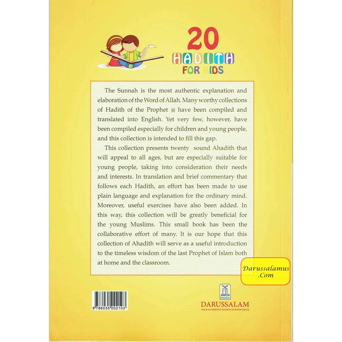 20 Hadith for Kids By Molvi Abdul Aziz