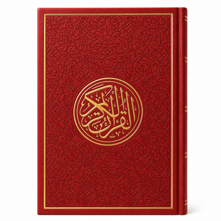 Al Quran Al Kareem (Rainbow Quran in beautiful different leather cover) Large Size 17x24 CM