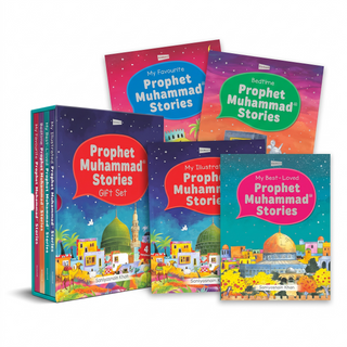 Prophet Muhammad Stories Little Library – 4 Islamic Board Books Gift Set for Kids | Goodword