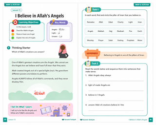 Iman & Tazkiyah Islamic Studies Books – Levels 1–4 | Quranic Tarbiyah Children’s Learning Series