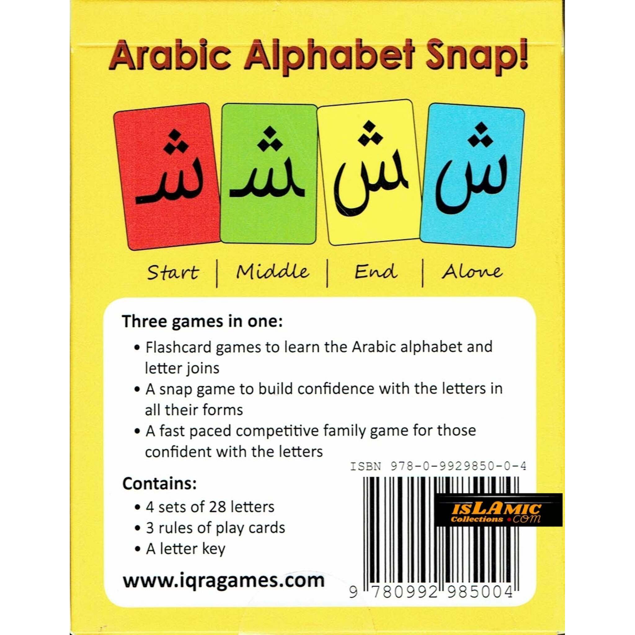 Arabic Alphabet Snap Cards