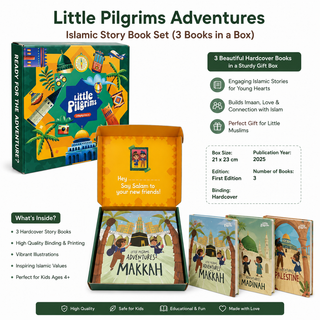 Little Pilgrims Adventures 3 Book Gift Box Set – Makkah, Madinah & Palestine | Islamic Children’s Books