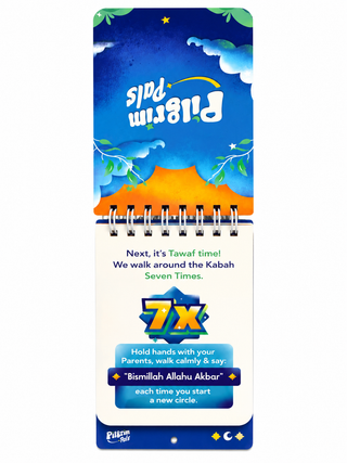 Pilgrim Pals Umrah Cards for Kids – Islamic Learning Flash Cards | Step-by-Step Umrah Guide for Children