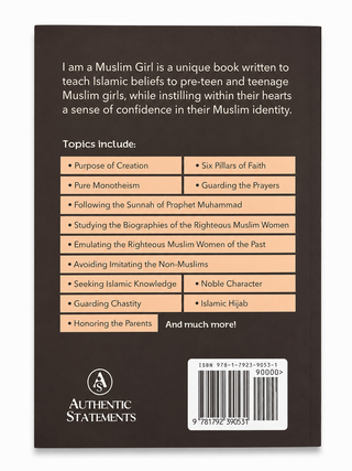 I Am a Muslim Girl | Islamic Book for Muslim Teenage Girls | Shaykh Ahmad al-Mazrooi | Paperback