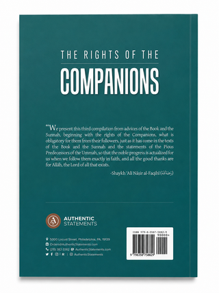 The Rights of the Companions | Shaykh Ali Nasir al-Faqihi | Islamic Book | Paperback