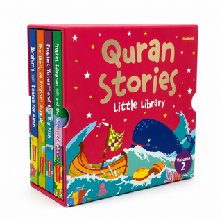 Quran Stories Little Library Bundle | Complete Islamic Board Book Box Set for Kids & Toddlers