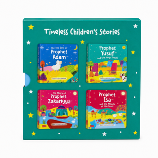Quran Stories Little Library Bundle | Complete Islamic Board Book Box Set for Kids & Toddlers