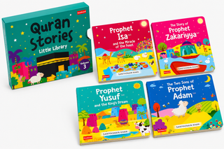 Quran Stories Little Library Bundle | Complete Islamic Board Book Box Set for Kids & Toddlers