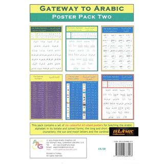 Gateway to Arabic Poster Pack Two (6 Posters) By Dr. Imran Hamza Alawiye