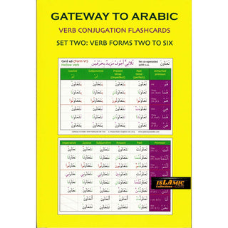 Gateway to Arabic Verb Conjugation Flashcards Set Two: Verb Forms Two to Six By  Imran Alawiye