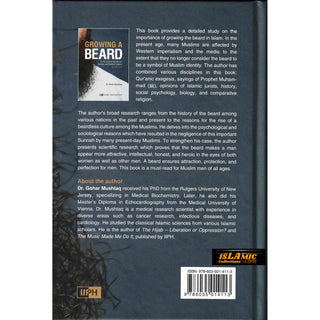 Growing a Beard (In The Light of Qur'an,Sunnah And Modern Science) By Dr. Gohar Mushtaq (Hardcover)