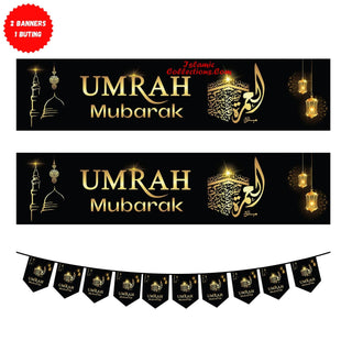 Umrah Mubarak,Hajj Mubarak,Baloon ,Banner Bunting Decorative wall Hanging