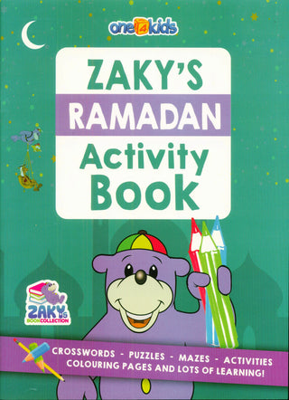 Zaky's Ramadan Activity Book - Zaky's 12 Colouring Pencils