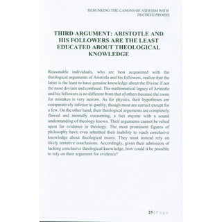 Debunking the canons of Atheism with Decisive proofs by Sheikh Abdul-Rahman ibn Nasir al-Sa'di
ISBN: 9781684895830