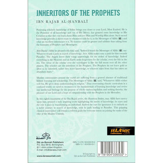 Inheritors Of Prophets By Ibn Rajab Al-Hanbali