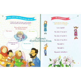 Muslim Baby Record Book (For Girls)