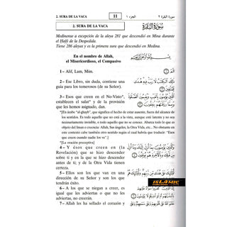 Quran In Spanish Language (Del Noble Coran) Arabic To Spanish Translation By Abdel Ghani Melara Navio