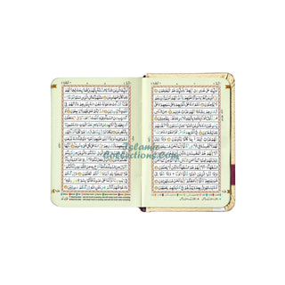 The Holy Quran Colour Coded Tajweed Rules in English and Urdu (Ref -347) 15 Lines Quran (Pocket Plus Size)