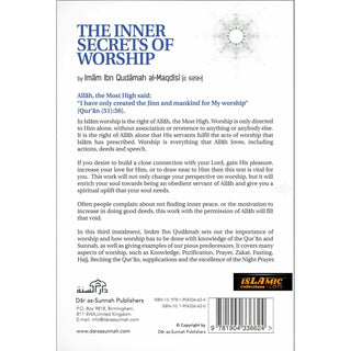 The Inner Secrets Of Worship By Imam Ibn Qudamah Al-Maqdisi