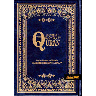 The Quran Sahih International, Arabic Text With English Meanings (Hardcover)