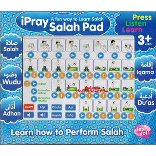 ipray Salah Pad For Boy ( A Fun Way To Learn Salah ) By Desi Doll Company