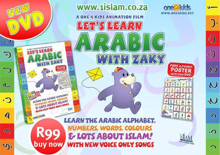 Let's Learn Arabic with Zaky Comes with Free Arabic Letters Poster