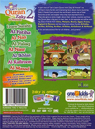 Lets Learn Quran with Zaky & Friends Part 2 (DVD)