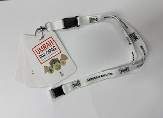 Umrah Dua Cards with QR Codes - Pligrimage Supplications Portable