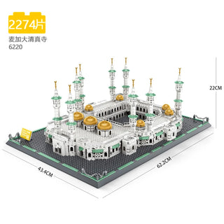 Great Mosque of Makkah Islamic Architecture Building Blocks Toys Models